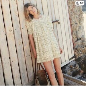 Doen Sterling Dress Moss Papillon Floral